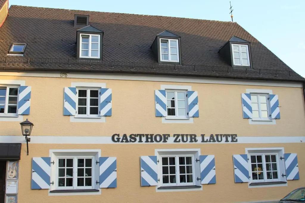 Hotel Und Gasthof Zur Laute ميندلهايم المظهر الخارجي الصورة